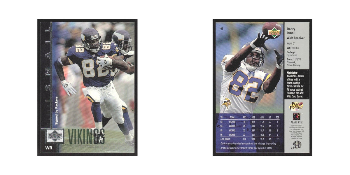 1997 Upper Deck Qadry Ismail Packers #45