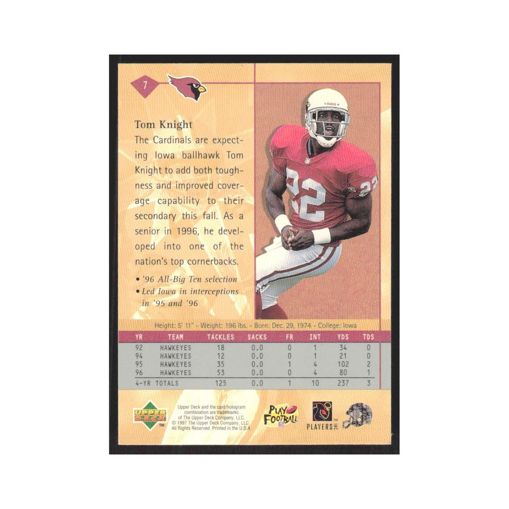 1997 Upper Deck Tom Knight RC Cardinals #7