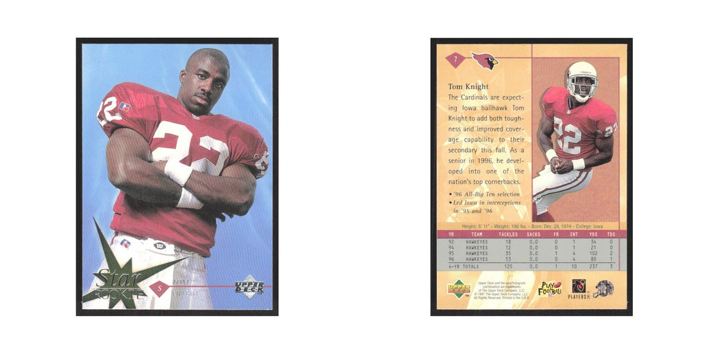 1997 Upper Deck Tom Knight RC Cardinals #7