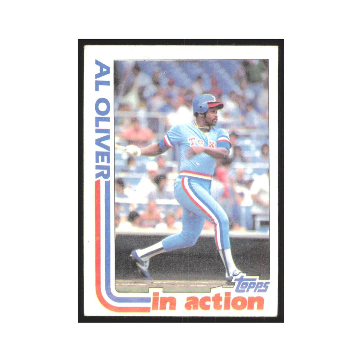 1982 Topps Al Oliver Rangers #591