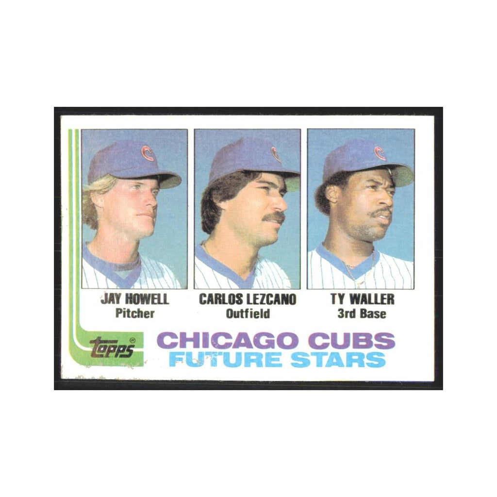 1982 Topps Jay Howell/Carlos Lezcano/Ty Waller Cubs #51