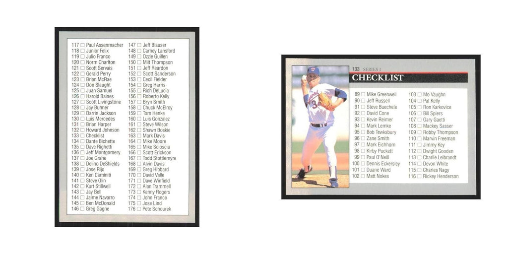 1992 Leaf Checklist #133.0