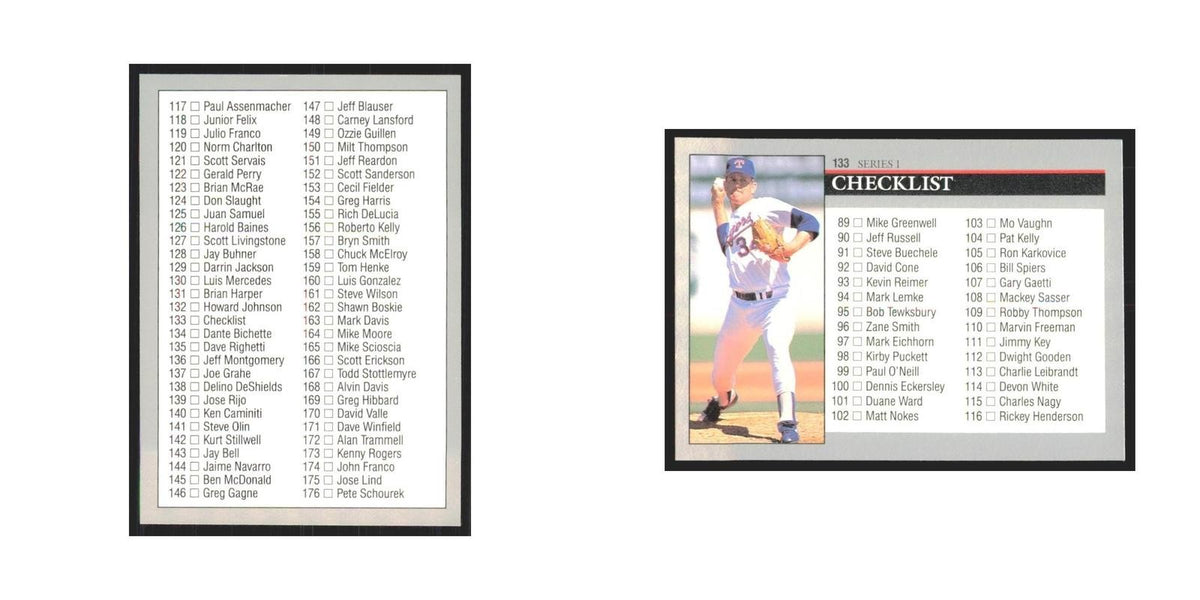 1992 Leaf Checklist #133.0