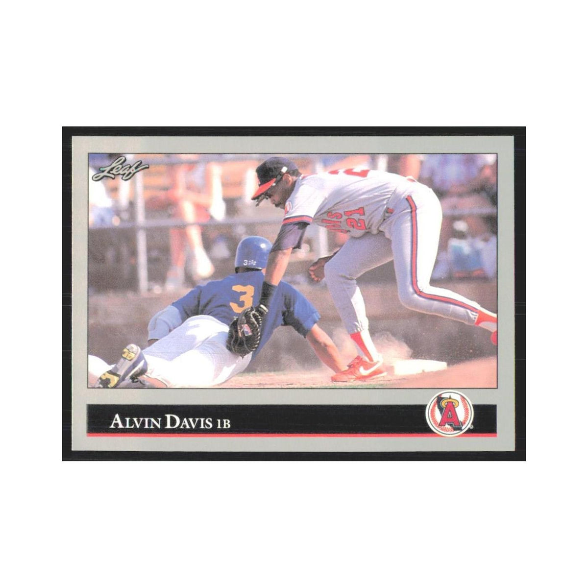 1992 Leaf Alvin Davis Angels #168.0