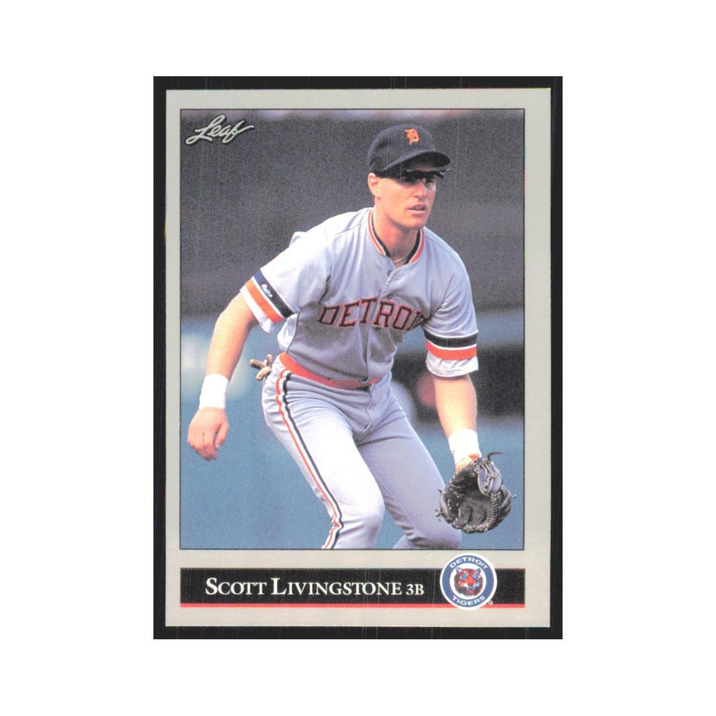 1992 Leaf Scott Livingstone Tigers #127.0