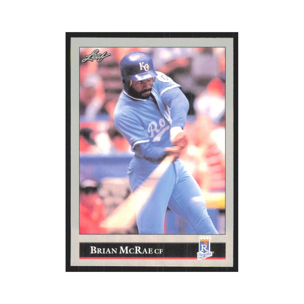 1992 Leaf Brian McRae Royals #123.0
