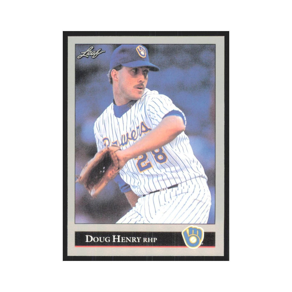 1992 Leaf Doug Henry Brewers #80.0