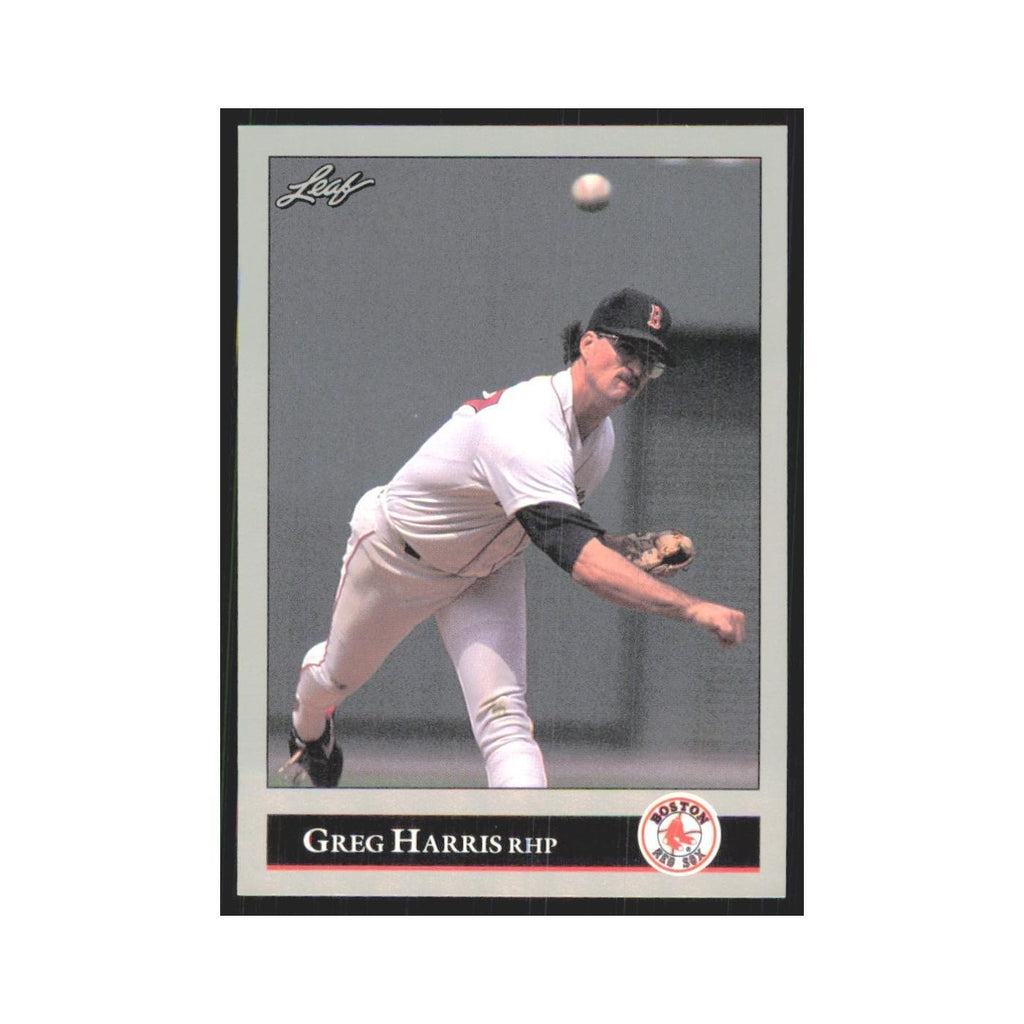 1992 Leaf Greg Harris Red Sox #154.0