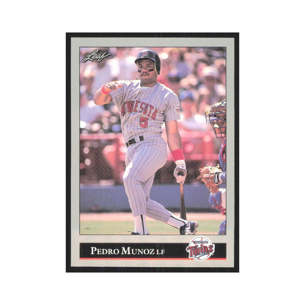 1992 Leaf Pedro Munoz Twins #53.0