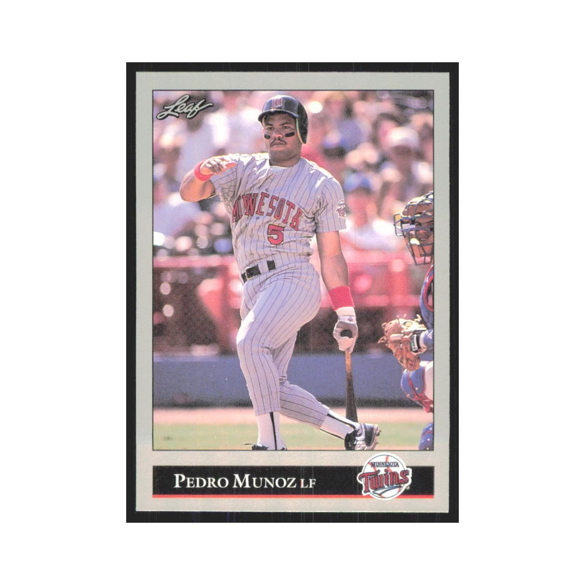 1992 Leaf Pedro Munoz Twins #53.0