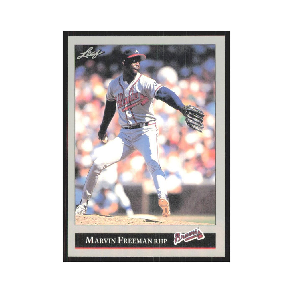 1992 Leaf Marvin Freeman Braves #110.0