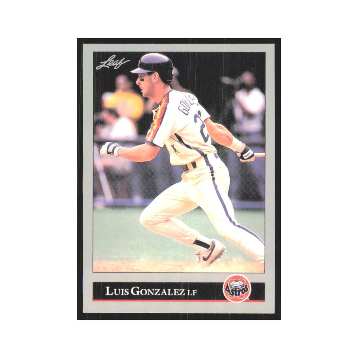1992 Leaf Luis Gonzalez Astros #160.0