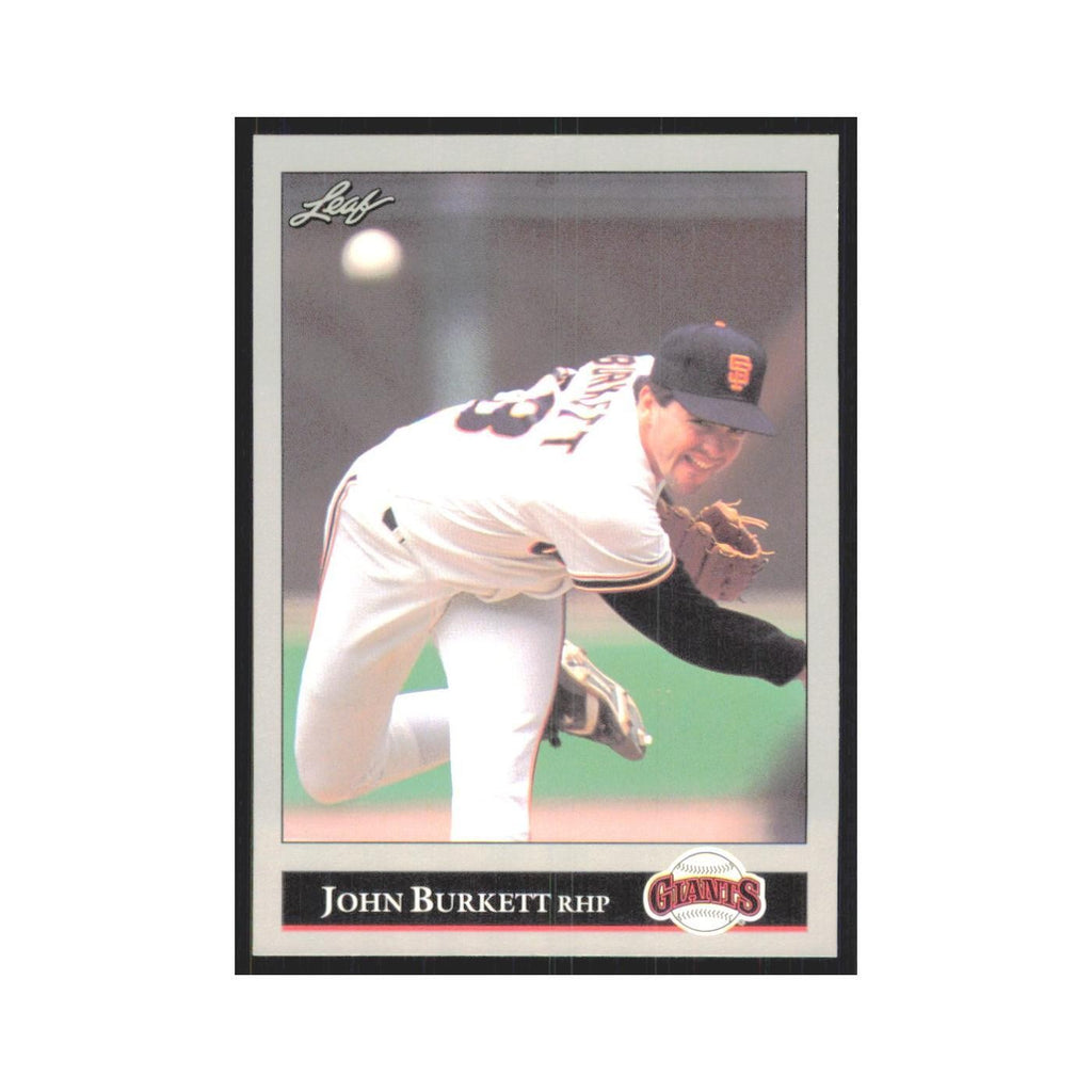1992 Leaf John Burkett Giants #179.0