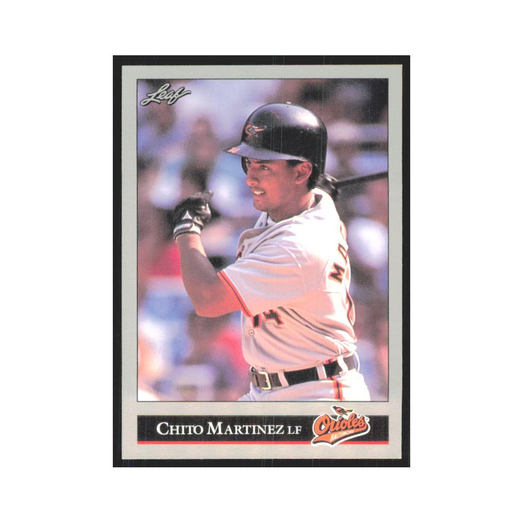 1992 Leaf Chito Martinez Orioles #300.0