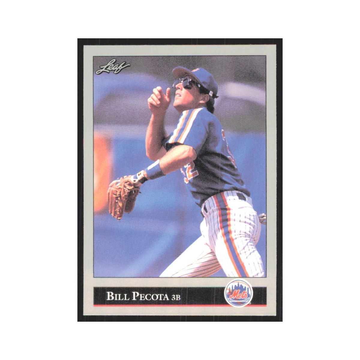 1992 Leaf Bill Pecota Mets #244.0