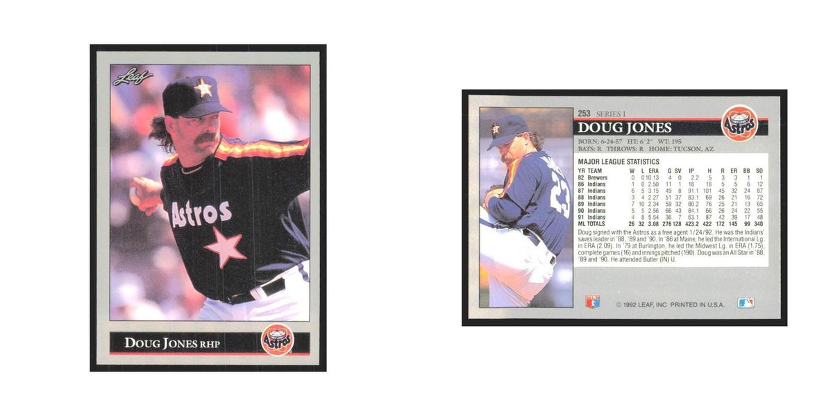 1992 Leaf Doug Jones Astros #253.0