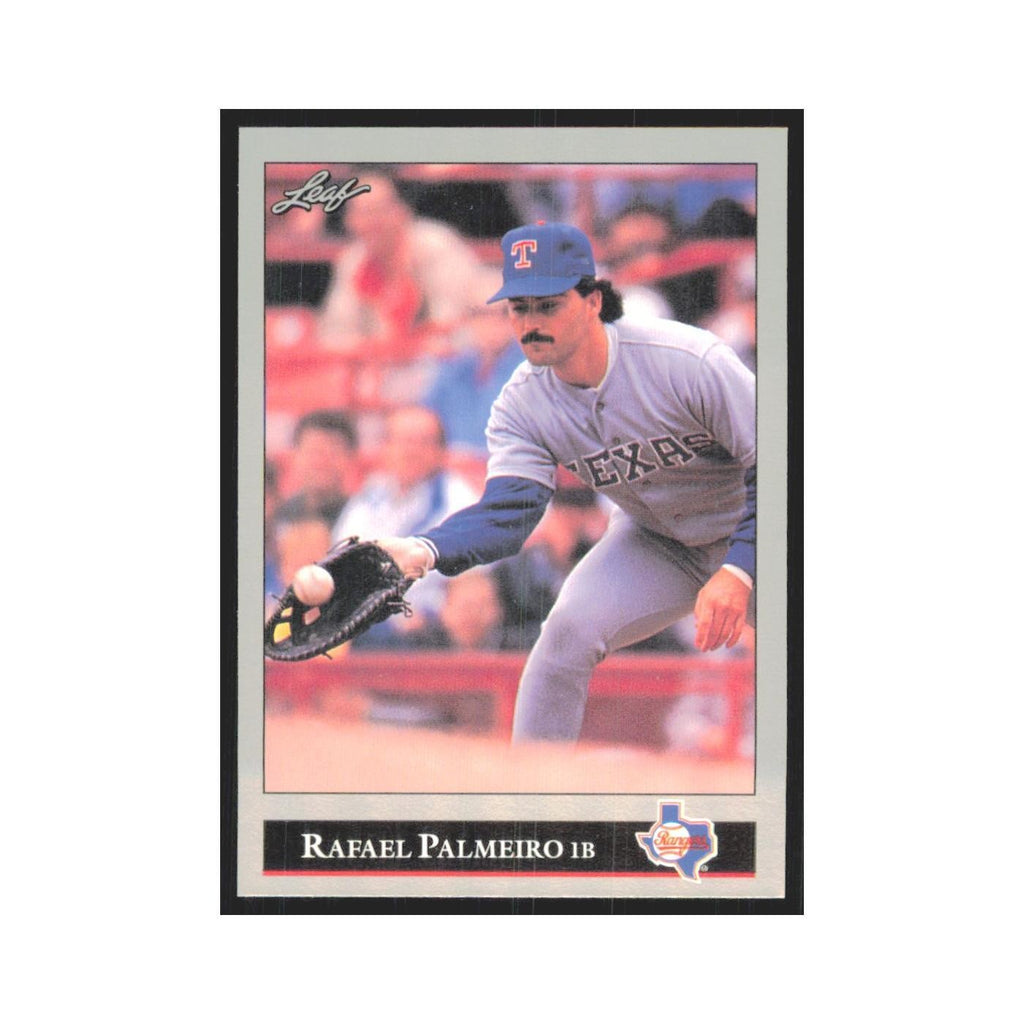 1992 Leaf Rafael Palmeiro Rangers #296.0