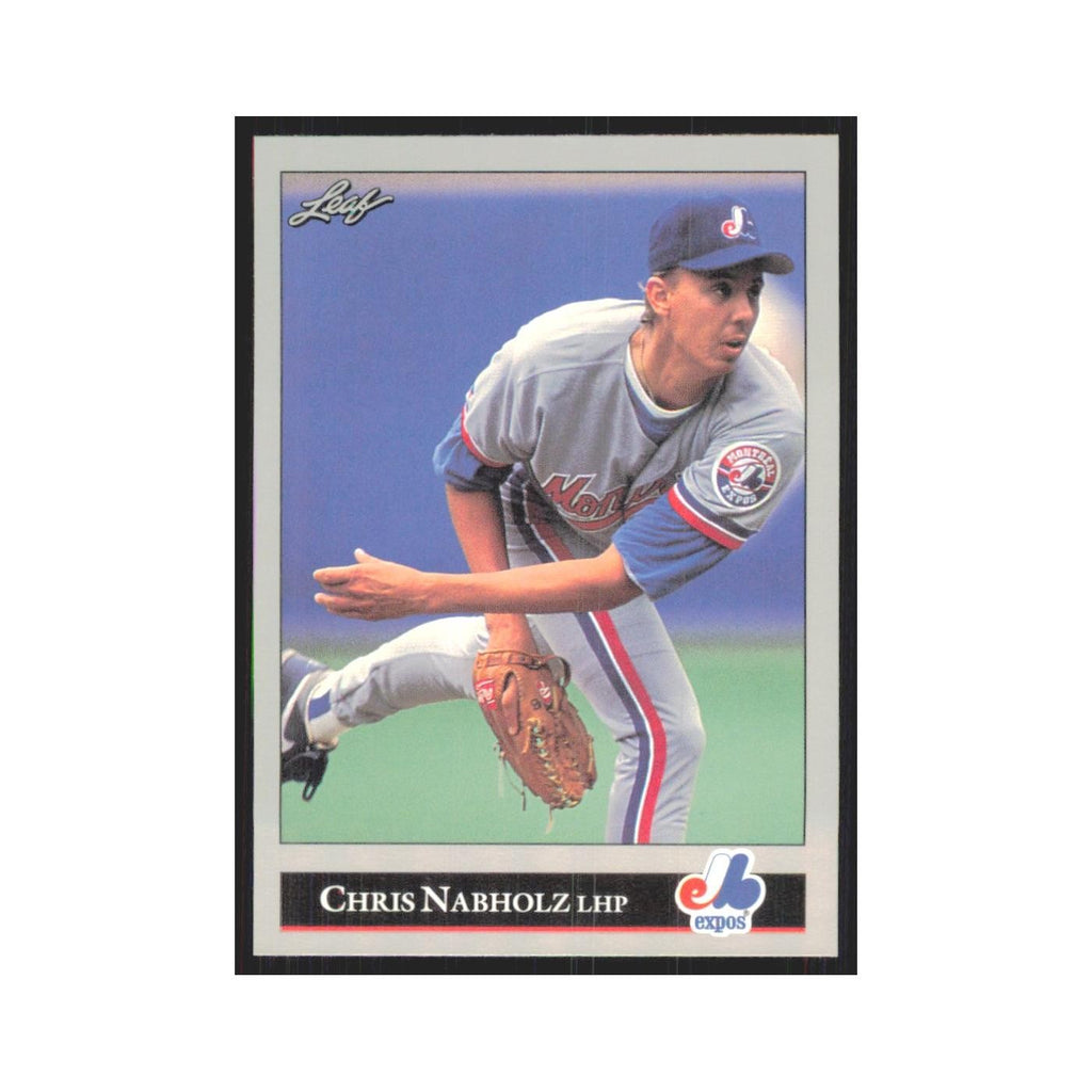 1992 Leaf Chris Nabholz Montreal Expos #327.0