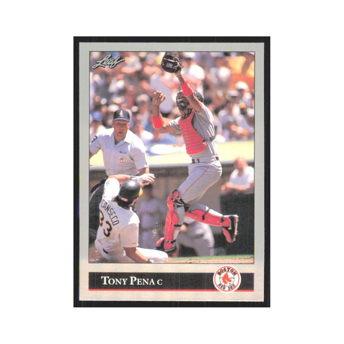 1992 Leaf Tony Pena Red Sox #323.0