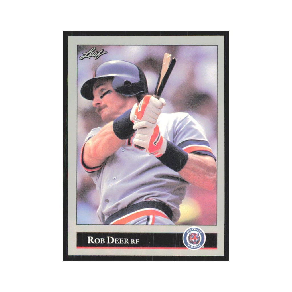 1992 Leaf Rob Deer Tigers #193.0