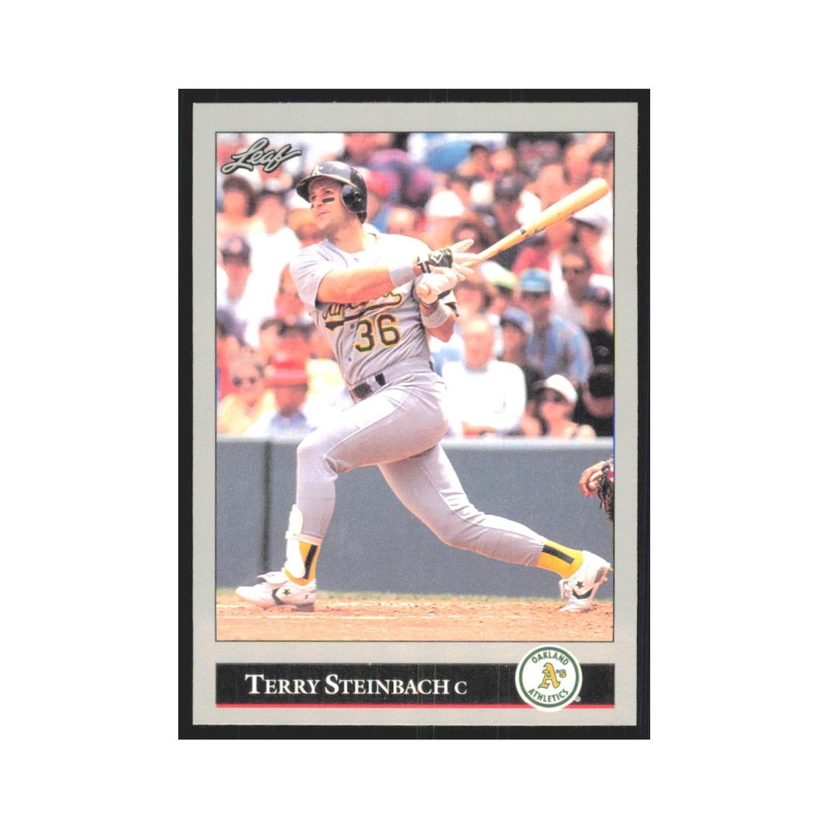 1992 Leaf Terry Steinbach Athletics #501.0