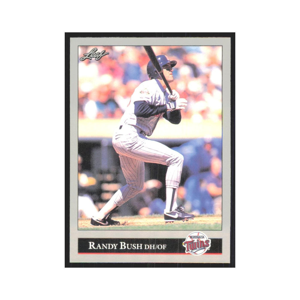 1992 Leaf Randy Bush Twins #467.0