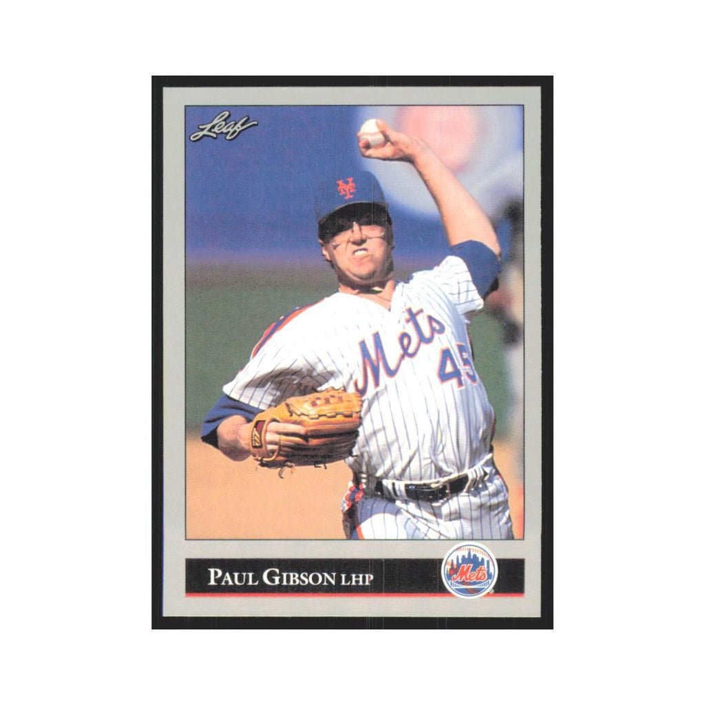 1992 Leaf Paul Gibson Mets #461.0