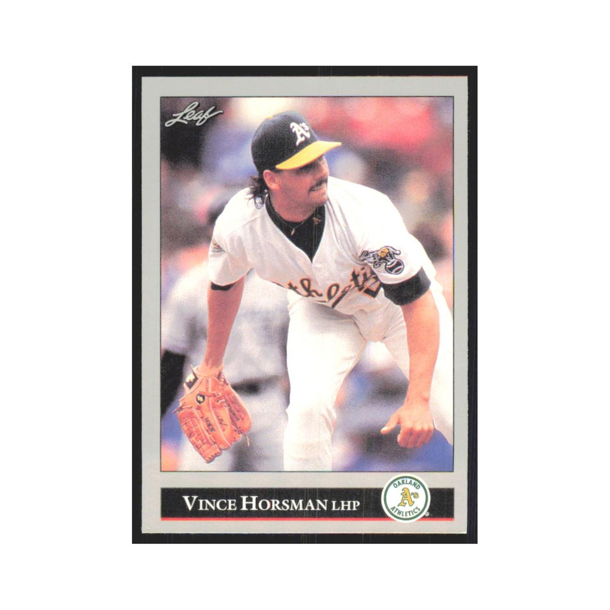 1992 Leaf Vince Horsman Athletics #487.0