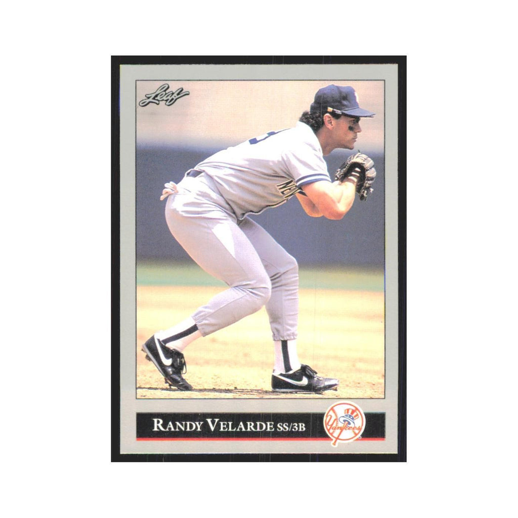 1992 Leaf Randy Velarde Yankees #368.0