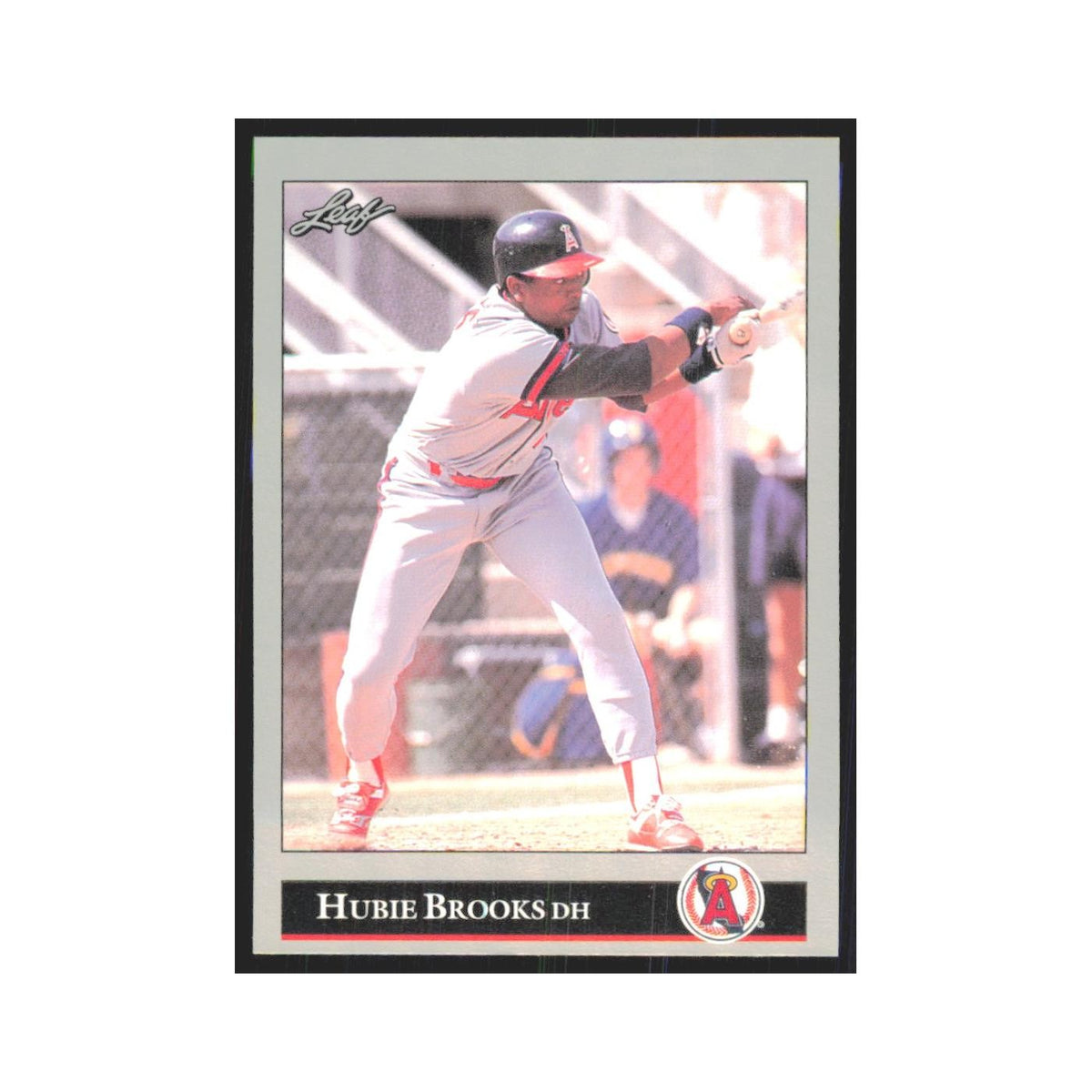 1992 Leaf Hubie Brooks Angels #378.0