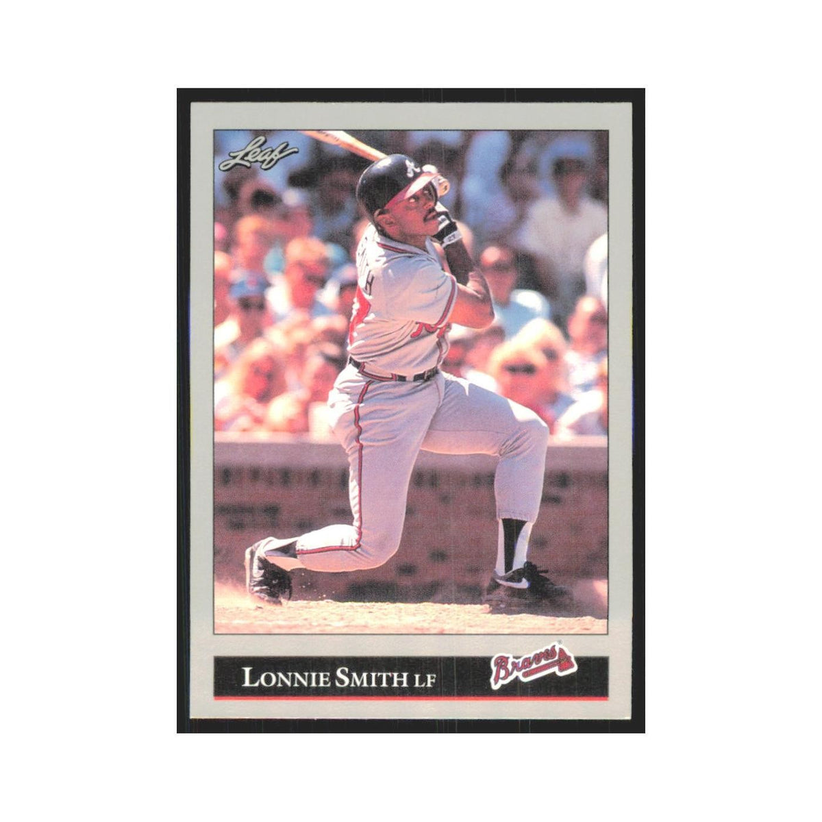 1992 Leaf Lonnie Smith Braves #480.0