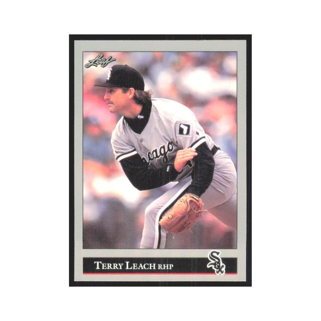 1992 Leaf Terry Leach White Sox #486.0