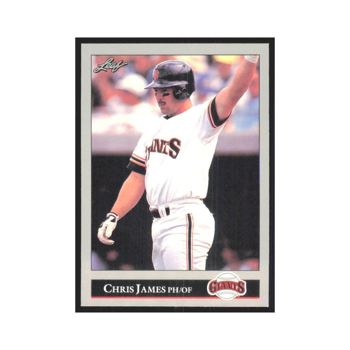 1992 Leaf Chris James Giants #497.0