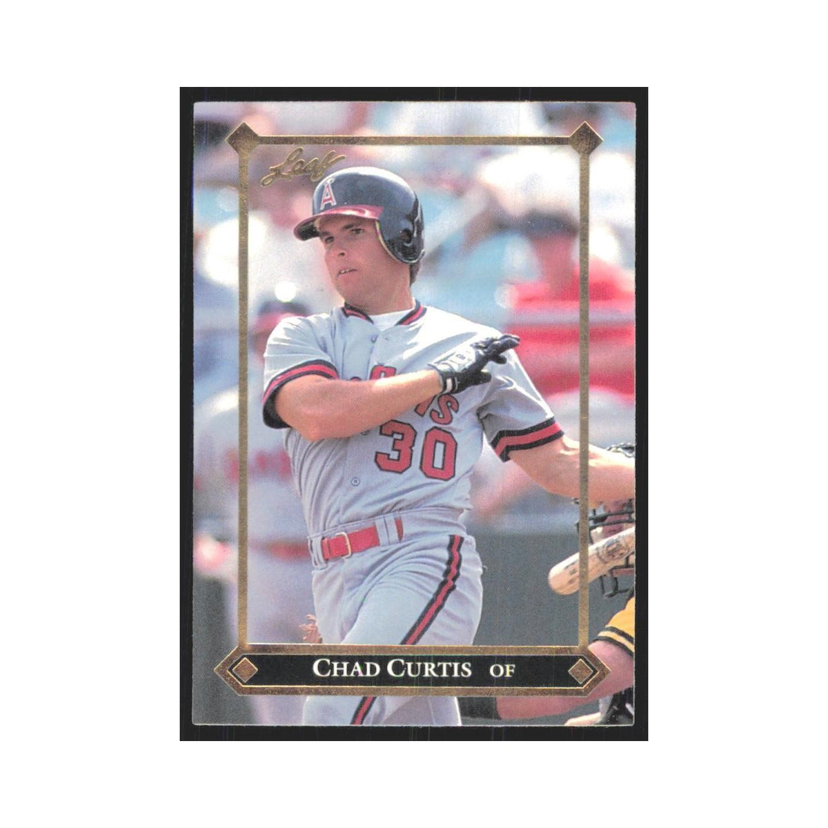 1992 Leaf Chad Curtis Angels #BC-1