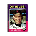 Jim Northrup 1975 Topps (damaged) #641 Baltimore Orioles Baseball Card Poor