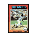Ralph Garr 1975 Topps (damaged) #550 Atlanta Braves Baseball Card Poor