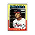 Jeff Burroughs 1975 Topps (damaged) #470 Texas Rangers Baseball Card Poor