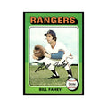Bill Fahey 1975 Topps (damaged) #644 Texas Rangers Baseball Card Poor