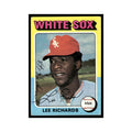 Lee Richards 1975 Topps (damaged) #653 Chicago White Sox Baseball Card Poor