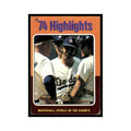 Mike Marshall 1975 Topps (damaged) #6 Los Angeles Dodgers Baseball Card Poor