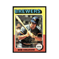 Bob Coluccio 1975 Topps (damaged) #456 Milwaukee Brewers Baseball Card Poor