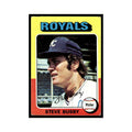 Steve Busby 1975 Topps (damaged) #120 Kansas City Royals Baseball Card Poor