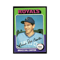 Bruce Dal Canton 1975 Topps (damaged) #472 Kansas City Royals Baseball Card Poor
