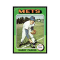Harry Parker 1975 Topps (damaged) #214 New York Mets Baseball Card Poor
