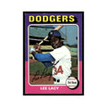 Lee Lacy 1975 Topps (damaged) #631 Los Angeles Dodgers Baseball Card Poor