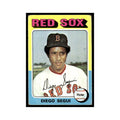 Diego Segui 1975 Topps (damaged) #232 Boston Red Sox Baseball Card Poor