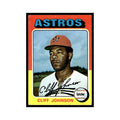 Cliff Johnson 1975 Topps (damaged) #143 Houston Astros Baseball Card Poor