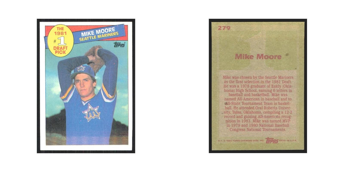 1985 Topps Mike Moore Mariners #279