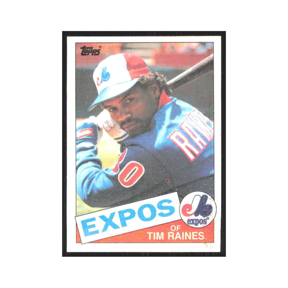 1985 Topps Tim Raines Montreal Expos #630