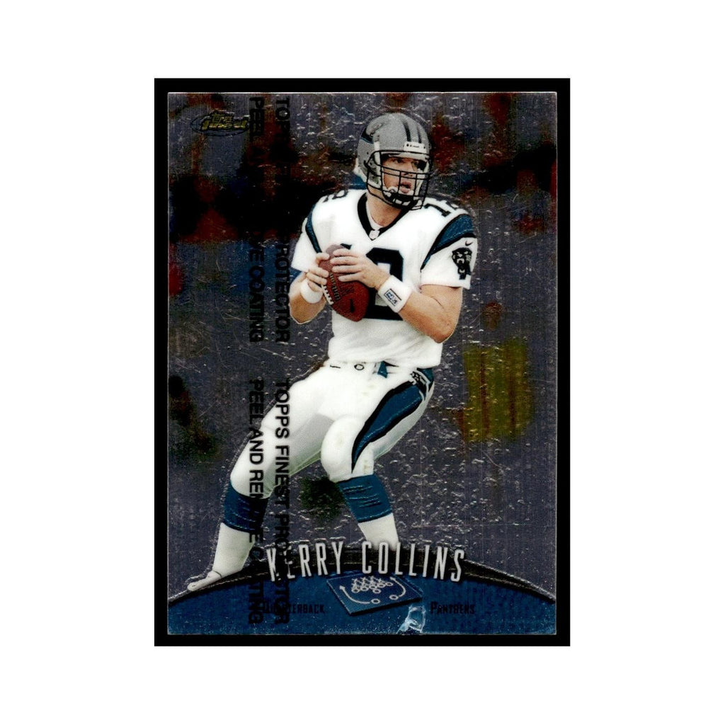 1998 Topps Finest with Coating Kerry Collins Panthers #174